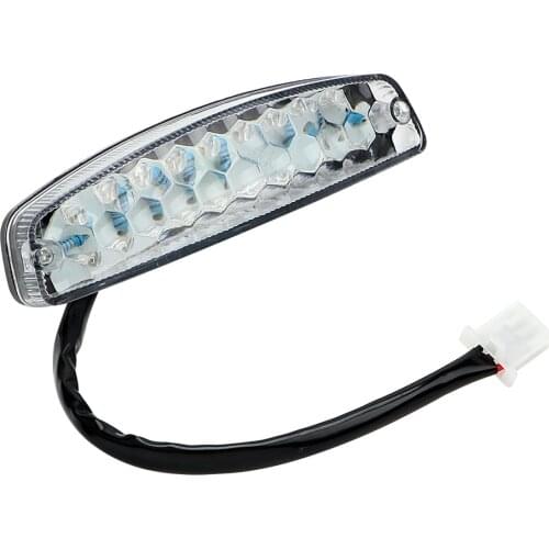 12V 1pc Motorcycle Taillight Brake Light Tail Rear Lamp Indicator Motorbike Accessories For Chopper Cruiser Cafe Racer Quad Kart