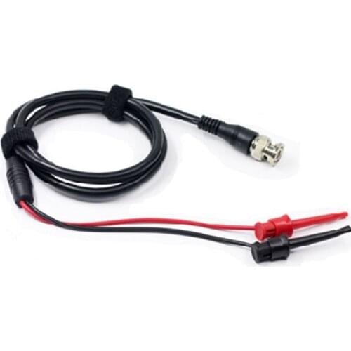 1.1M BNC Oscilloscope Test Probe Dual Hook Clip Male Plug Cable Lead Wire Connector Oscilloscope Accessories U4LB