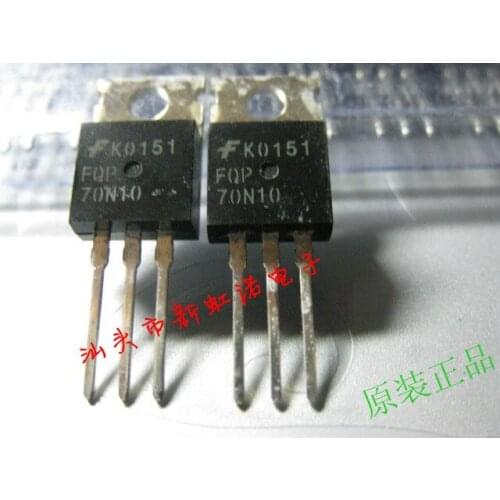 5Pcs/Lot New Original FQP70N10 Triode Integrated Circuit Good Quality In Stock