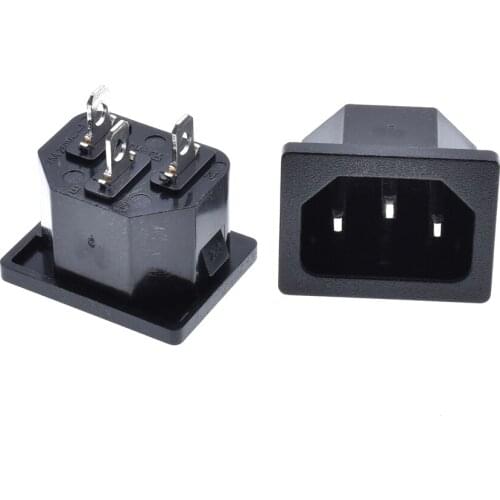 AC Power Panel Socket IEC320 C14 PDU UPS Rewirable Wiring Plug Electric Battery Receptacle Docking Outlet UL/KC/VDE/CQC Cassette