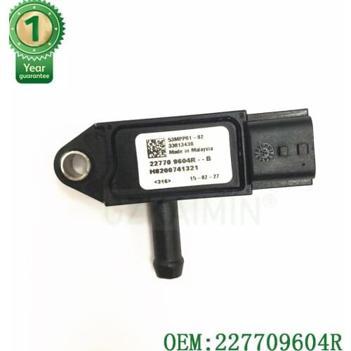 High Quality For NISSAN 1.5 2.0 3.0 DCI DPF Exhust Differential Pressure Sensor OEM 227709604R 22771-1FE0A 53MPP01-02