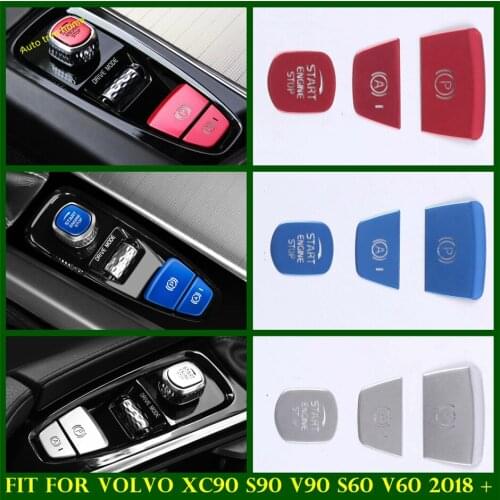 Interior Refit Kit Stalls Center Control Gear Shift Panel Decoration Cover Trim Fit For VOLVO XC90 S90 V90 S60 V60 2018 - 2021