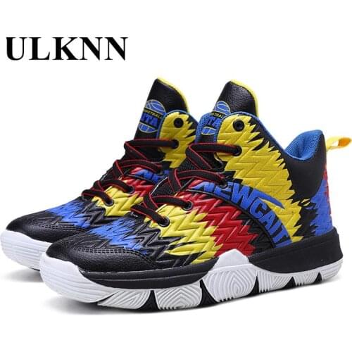 Boys Camouflage Childrens High-top Sneakers Boys Outdoor Sports Shoes Student Training Shoes Combat Basketball Shoes