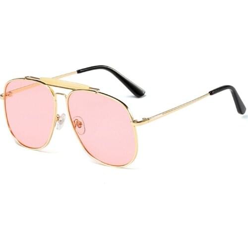 Veshion Retro Pilot Sunglasses Men Women 2019 Fashion Shades UV400 Vintage Glasses