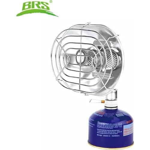 BRS Portable Gas Heater Camping Fishing Warmer Butane Propane Double Burners Heating Stove Infrared Ray Gas Heater Drying Cloth