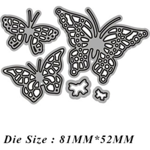 Butterflies Frame New Metal Cutting Dies for 2021 Scrapbooking Edge No Stamps Cuts Crafts Decoration Cutter Paper Cardmaking