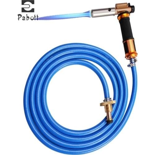 Liquefied Propane Gas Electronic Ignition Welding Gun Torch Machine Equipment Hose for Soldering Cooking Heating