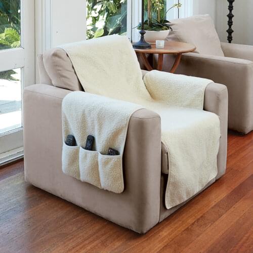 Fleecy Armchair and Recliner Cover