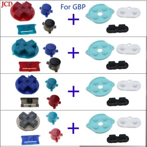 1Set para Nintendo Gameboy de bolsillo de goma conductivo botones B botones teclados para GBP D almohadillas de poder de botone