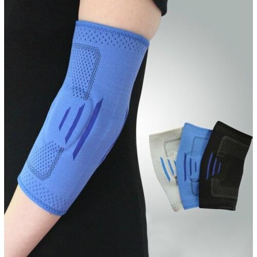 1pcs Elbow Support Gym Sport Elbow Protector with Dual Gel Pads Arm Sleeve Guard Tennis Golf Basketball Volleyball Weightlifting