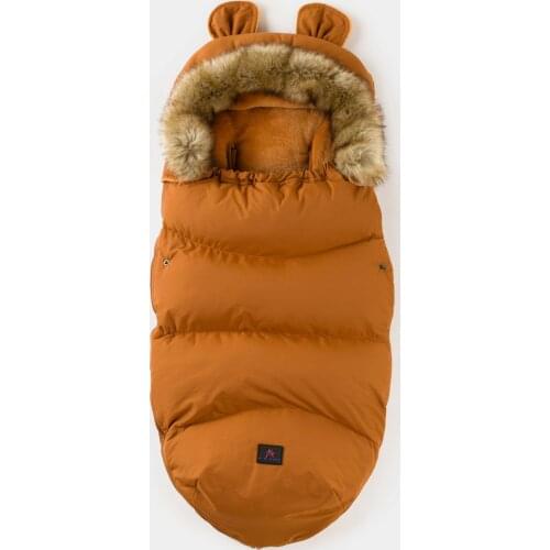 2020 Thick Warm Envelope For Newborns Baby Stroller Sleeping Bag 0-24M Baby windproof warm thick cotton pad Cocoon For Newborns