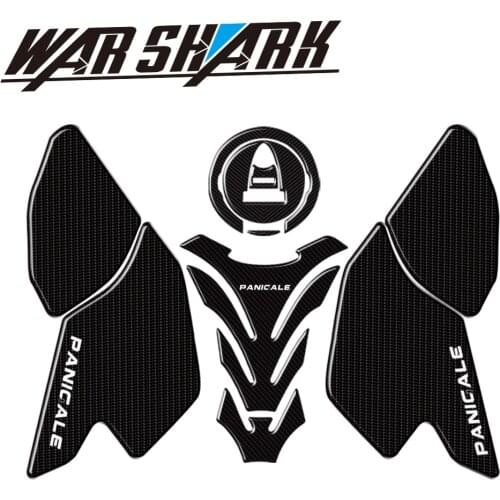 3D Motorcycle Anti slip Tank Pad Sticker Pad Side Gas Knee Grip Protector For DUCATI PANIGALE V4
