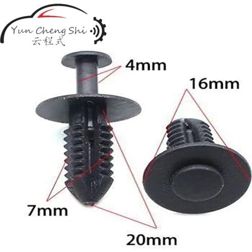 50pcs/lot Black New CAR FENDERS SCREW For BMW Universal