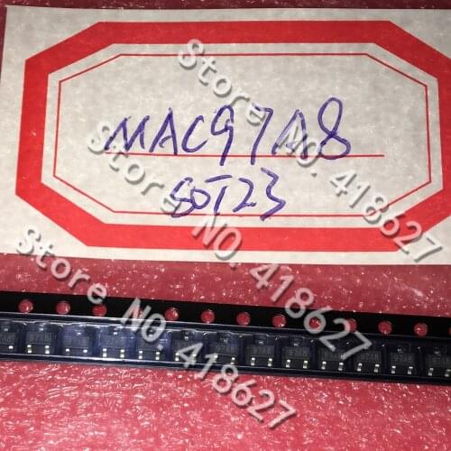 50PCS/LOT MAC97A8 97A8 0.8A600V bidirectional thyristor SOT-23 thyristor patch transistor