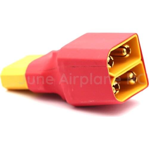 2pcs Amass XT90PB XT60 Male to Female XT60/XT90 Parallel Or Series Adapter Converter Connector FPV Drone Battery Connector