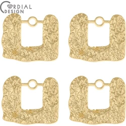 Cordial Design 100Pcs 21*25MM Jewelry Accessories/Charms/Hand Made/Square Shape/DIY Making/Jewelry Findings & Components