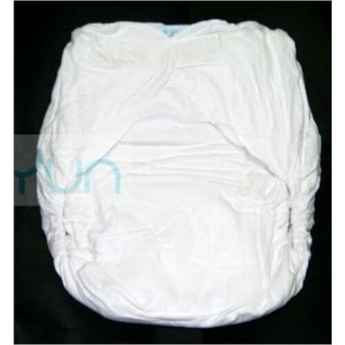 Free Shipping NICEDIAPER2006-WHITE-90-130CM Adult Diaper/ incontinence pants /Breathable cotton