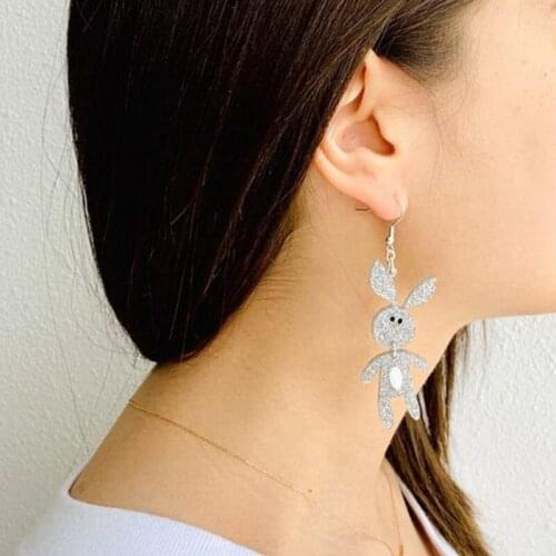 Rabbit Carrot Keychain Epoxy Resin Mold Charm Jewelry Earrings Silicone Mould DIY Crafts Pendants Ornaments Decorations Casting