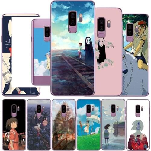 Chihiro Miyazaki hayao anime series Phone Case For Samsung S7 EDGE S7 S8 S9 S10 S20 Plus S10lite Note 8 9 10 A30 A40 A50