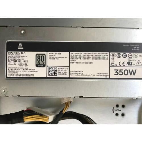 For DELL T320 server power supply DH350E-S0 DF83C F350E-S0 8M7N4