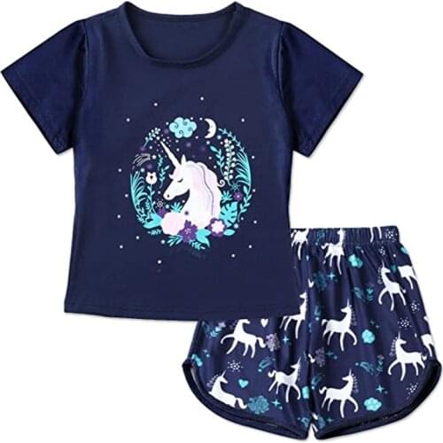 Летние пижамы для девочек KEAIYOUHUO China At AliExpress