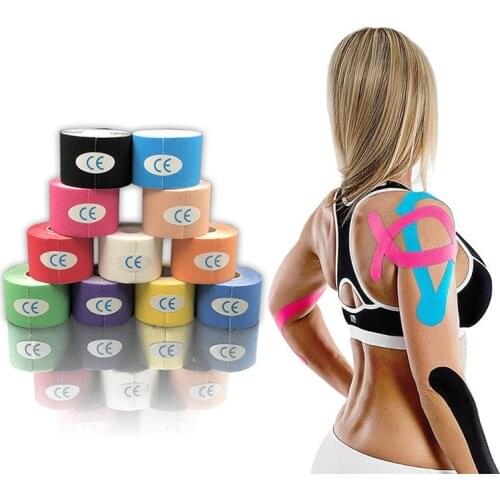Kinesiology Tape Athletic Tape Bandage Support Knee Pads Muscle Pain Relief Athletic Recovery Bandages Fitness Accessories