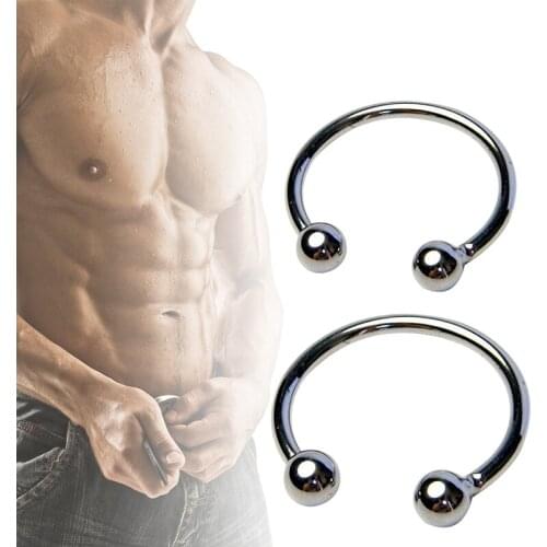 Stainless Steel Penis Ring 25/28/30/32/35/40mm Cock Ring Male Delay Ejaculation Chastity Device Adult Products Sex Toys for Men