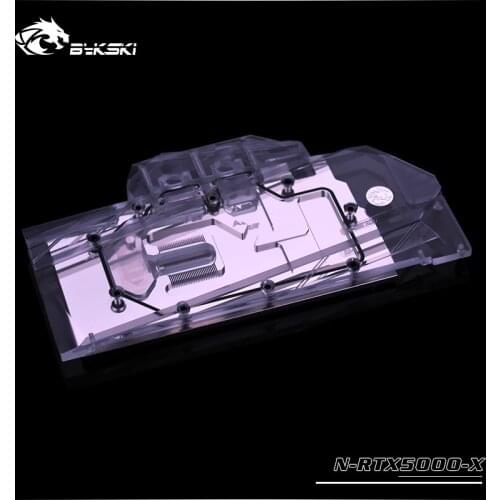 Bykski gpu cooler for leadtek RTX5000/8000 Watercooling Full Cover graphics card gpu water block,RGB/RWB, LED*N-RTX5000-X
