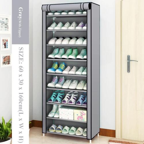 Multilayer Shoe Cabinet Dustproof Shoes Storage Closet large Space-saving Assemble Organizer Holder Shoe Rack for Home Furniture