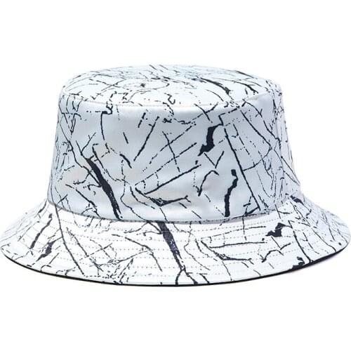 Fashion Hip Hop Couple Bucket Hat for Men Women Simple Style White Black Colors