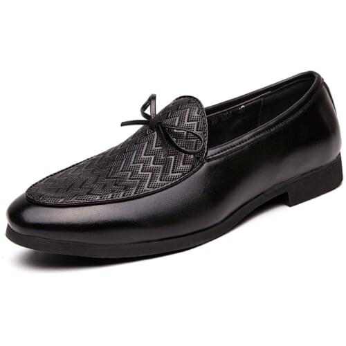 2020 Italian Dress Shoes Men Wedding Party Shoes High Quality Casual Loafer Male Designer Flat Shoes