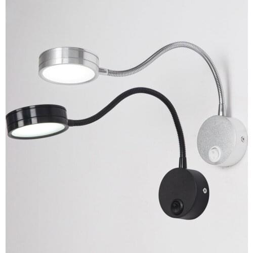 2019 New Led Adjustable Lamp Reading Wall Lamps With Knob Switch 7w 90-260v Mirror Corridor Light Direction specific character