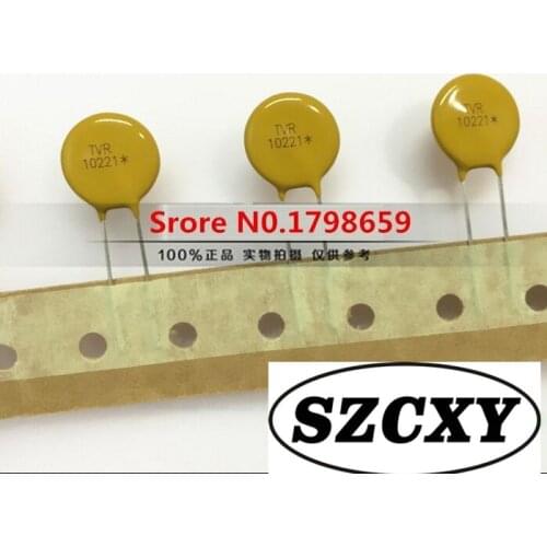 New and original5PCS TVR 10221 220V TVR 220V 10D221K dip varistor