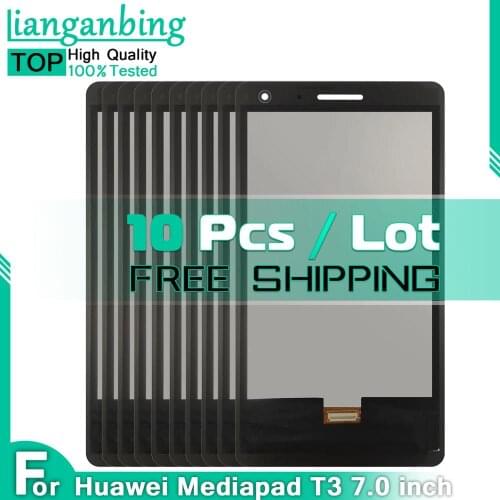 10 Pcs/Lot LCD For Huawei Mediapad T3 7.0 BG2-W09 BG2-U01 BG2-U03 LCD Display Touch Screen Replacement For Huawei T3 7 3G Wifi