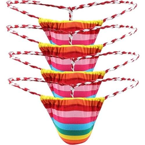 Sexy Mens Thongs G-strings Underwear Gay Jockstrap Bikini Mini Briefs Male Gay Panties Low Rise Underpants Penis Pouch Tangas