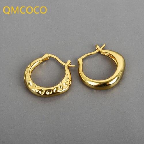 QMCOCO 2021 New 925 Silver Stud Earrings Charm For Women Girl Fashion Elegant Party Woman Jewelry Accessories