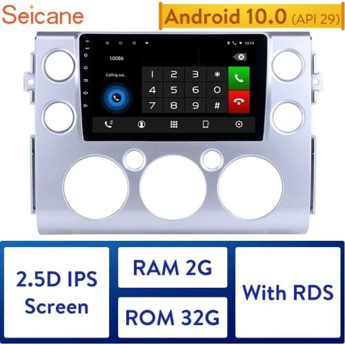 Seicane Car Multimedia Player for 2007-2018 Toyota FJ CRUISER Android 8.1 8-core GPS Navigation System Bluetooth WiFi Rearview