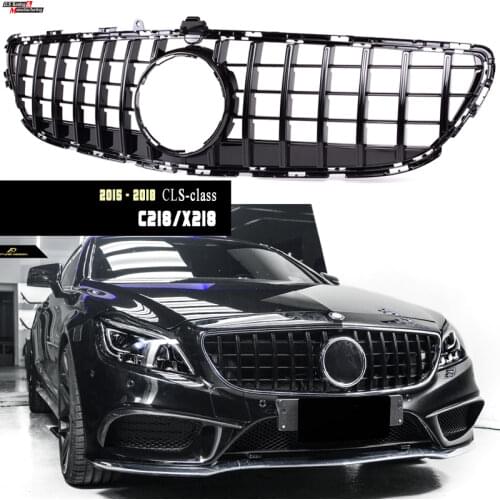 Black Grille for 2015 - 2018 Mercedes CLS Class C218 X218 (W218), in 2020 CLS63 S Design, Fitment Guaranteed