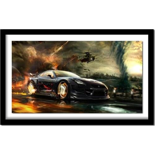 Sports Car Series 5D DIY Square Crystal Rhinestone Diamond Embroidery Diamond Needlework Diamond Paintings Crafts H1952