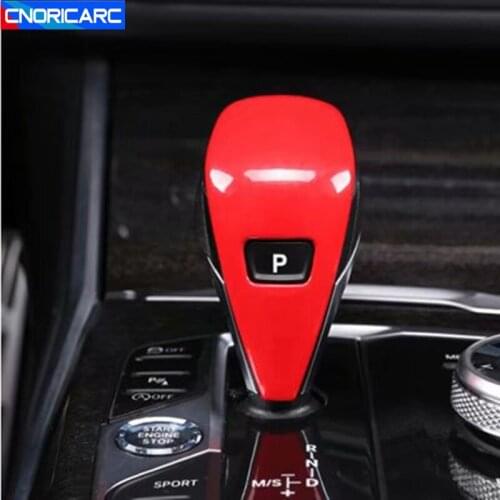 Car Styling Central Control Gear Shift Handle Frame Decoration Cover Trim For BMW 3 Series G20 G28 2020 Interior Accessories