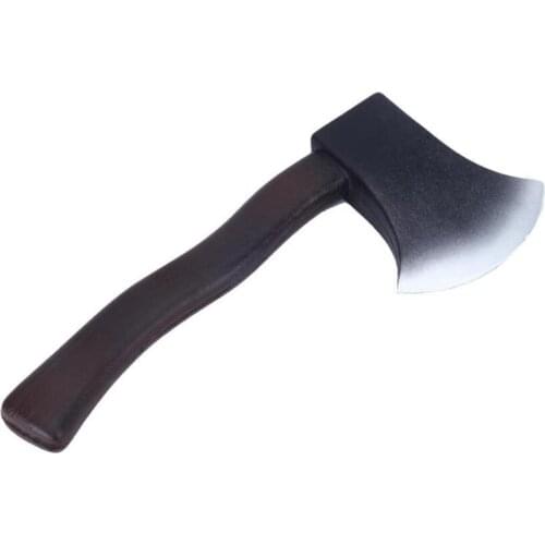 28cm Outdoor Hunting Camping Survival Game Fire Axe Cosplay Childrens Toys PU Foam Tactical Axe Tomahawk Axe