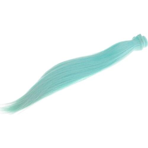 Doll Replacement Parts Blue Straight Wigs Hair Fits For All Kinds Doll ACCS