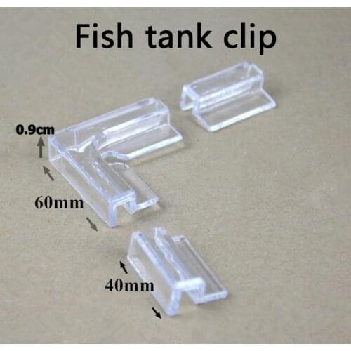 Aquarium glass protection Angle Aquarium Tank Glass Cover Acrylic Clip Strong Support Holder 5mm 6mm 10mm 12mm Glass 1 Pcs