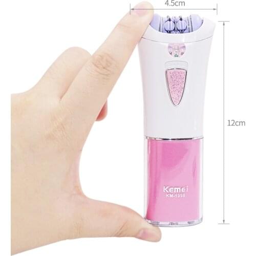 Kemei Womens Electric Epilator Hair Remover Razor Face Arm Leg Armpit Body Trimmer Care Tool Shaver Depil Machine 110-240V F30