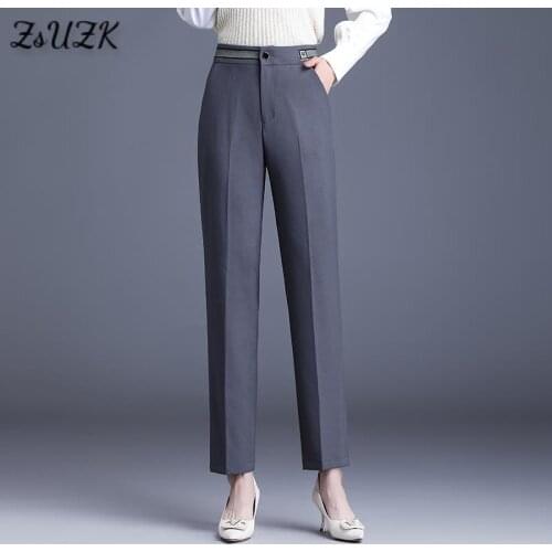 Женские деловые брюки ZUZK China At AliExpress