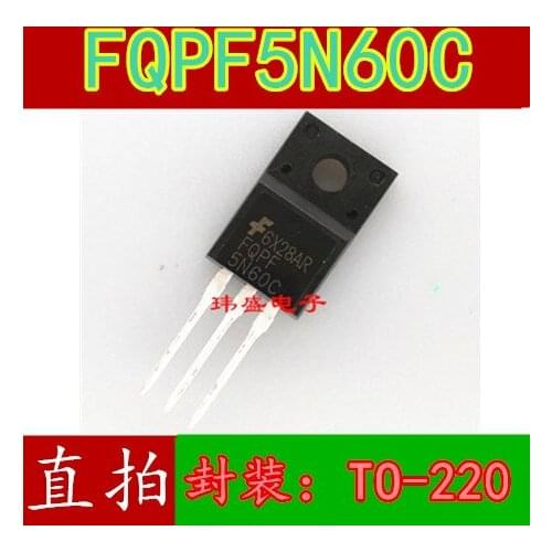 10pcs FQPF5N60C 5N60C TO220F FQPF5N60C