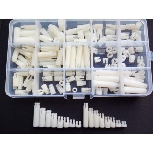 160pcs Nylon PC PCB Circuit Board Support Columns Isolation Hollow Rivets Stent High Quality