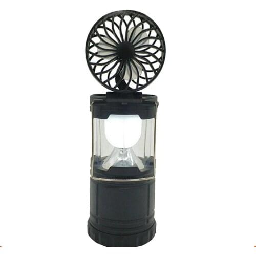 2 in 1 LED Tent Light Camping Fan Hanging Lamp Lantern for Outdoor Emergencies Hiking Fishing