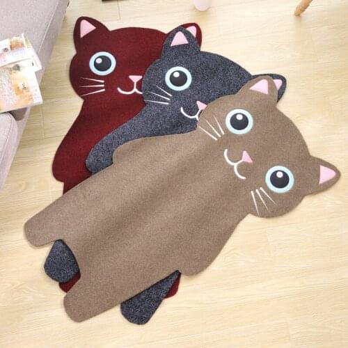 60*120cm Cartoon Mat For The Living Room Bedroom Door Mat Dust -Proof Bedside Kitchen Floor Mat Pet Waterproof Foot pad