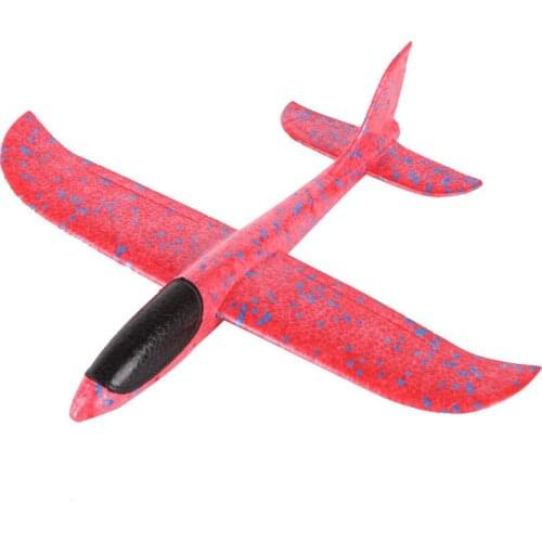 Kids Foam Airplane Toy Outdoor Hand Launch Throwing Glider Aircraft Fun Sports Plane Model Interesting Kids Toys J0084